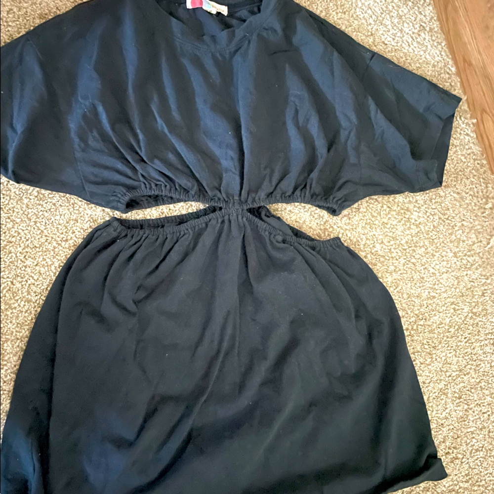 Free people black beach dress